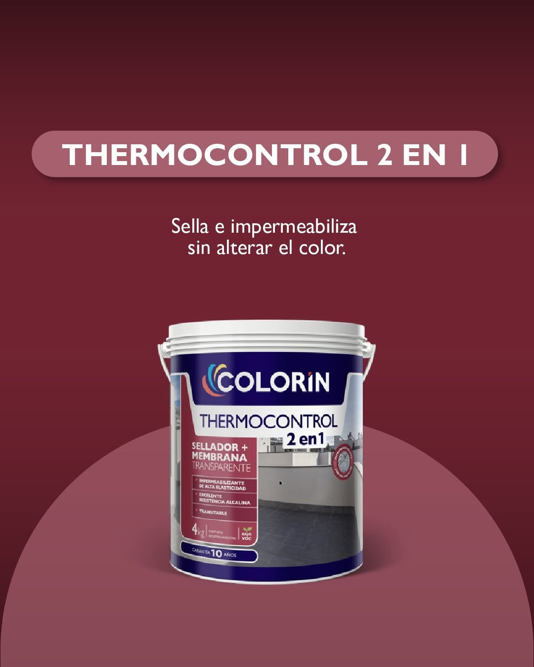 Thermocontrol 2en1 Sellador + Membrana Transparente