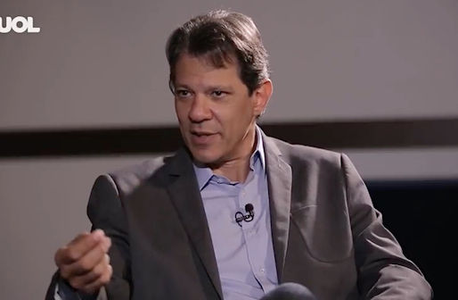Haddad em entrevista a Sakamoto: “O critério do professor é o diálogo. Bolsonaro vê a diferença como