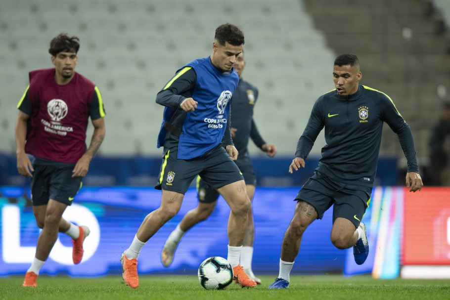 Treino oficial da Seleção Brasileira na Arena Corinthians/Foto (Créditos: Lucas Figueiredo/CBF)