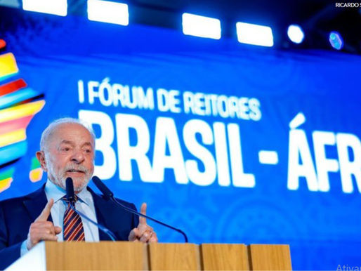 'O Brasil estará ao lado da África nessa caminhada', diz Lula no 1º Fórum de Reitores Brasil-África