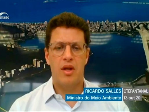 Presidente da Comissão de Meio Ambiente critica Salles por promover 'desmonte'