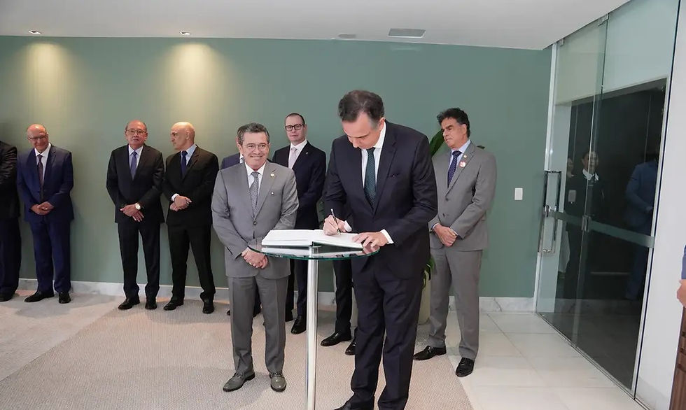 Rodrigo Pacheco toma posse como ministro do TCU