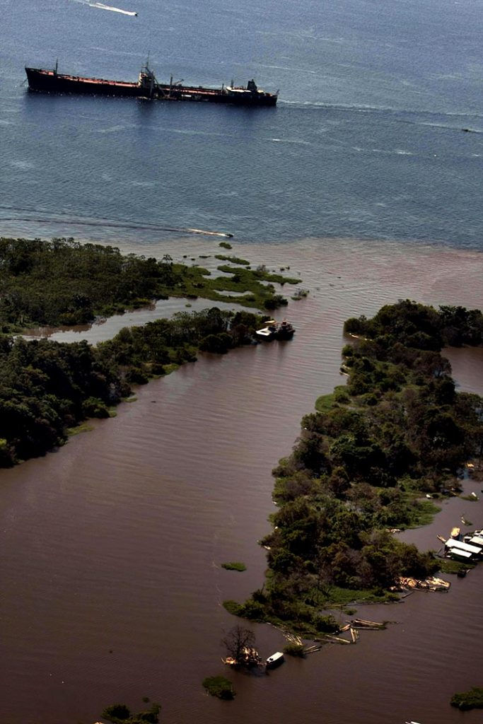 Área do entorno do Encontro das Águas, em Manaus (Foto: Alberto César Araújo/Amazônia Real)