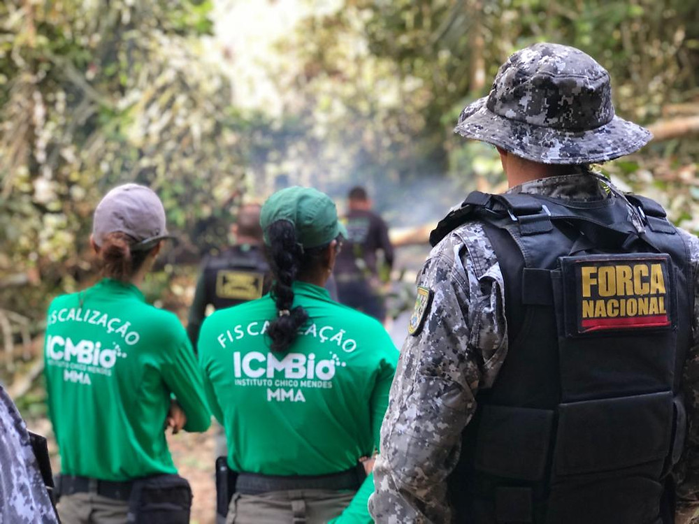 Equipe de Proteção do ICMBio de Itaituba realizou ações em campo nos meses de junho e julho. (Foto: Hevelise Dias)