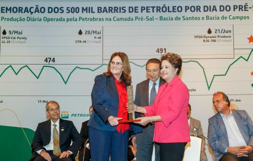 500 mil barris/dia do pré-sal tornam irreversível papel estratégico da Petrobras, afirma Dilma