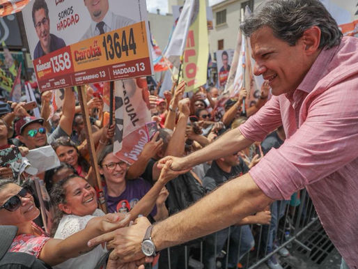 Vox populi: Haddad vai ao segundo turno com 31% dos votos válidos