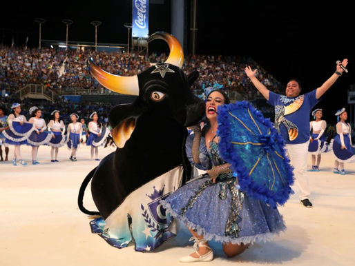 Caprichoso lota arquibancada do Bumbódromo em noite de passagem de som