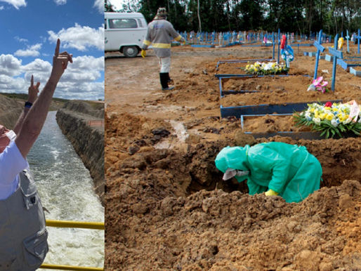 No dia em que Bolsonaro anuncia contágio, Brasil tem 45.305 novos casos de covid-19