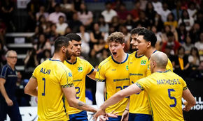 Liga das Nações: Brasil fecha 1ª fase na liderança e mira no mata-mata