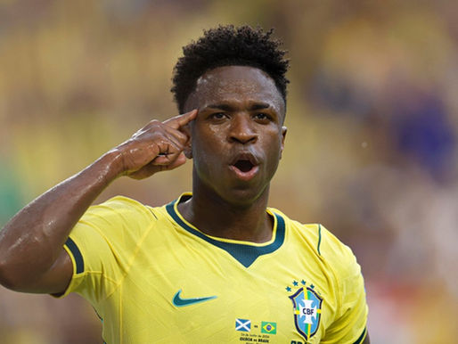 Vini Jr. brilha e Brasil se classifica em 1º com 3x0 sobre a Escócia