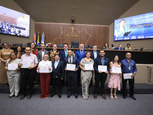 Sinésio Campos participa da celebração do Dia Internacional da Enfermagem na Aleam