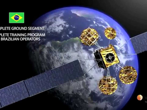 Engenheiros iniciam testes com antena do Satélite Geoestacionário