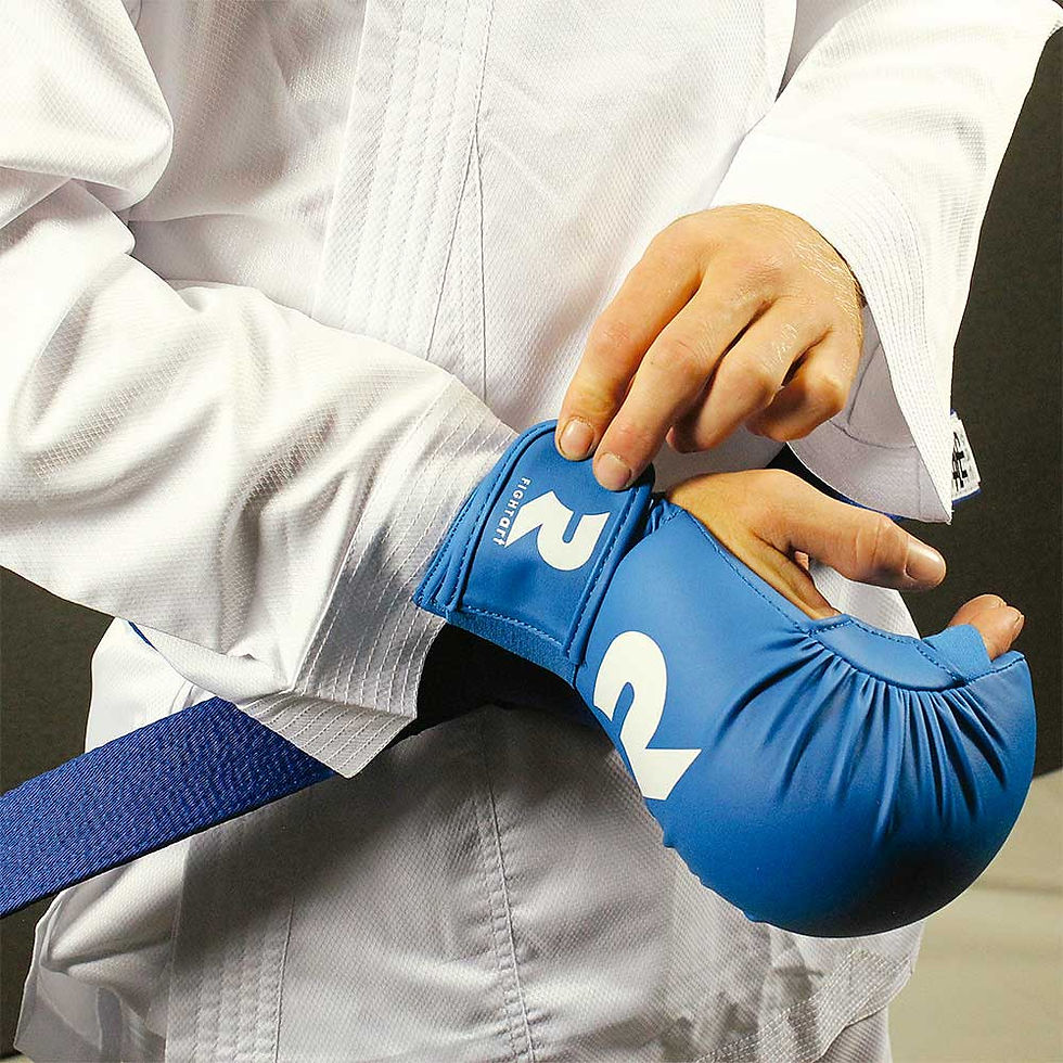 Miniatura: Luva de Karate Clássica Fightart Azul