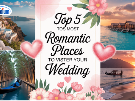 Top 5 Most Romantic Places to Visit After Your Wedding