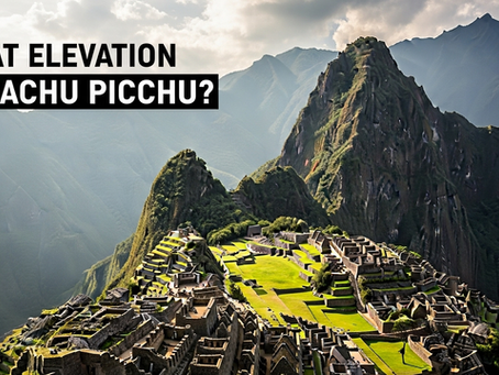 machu picchu elevation