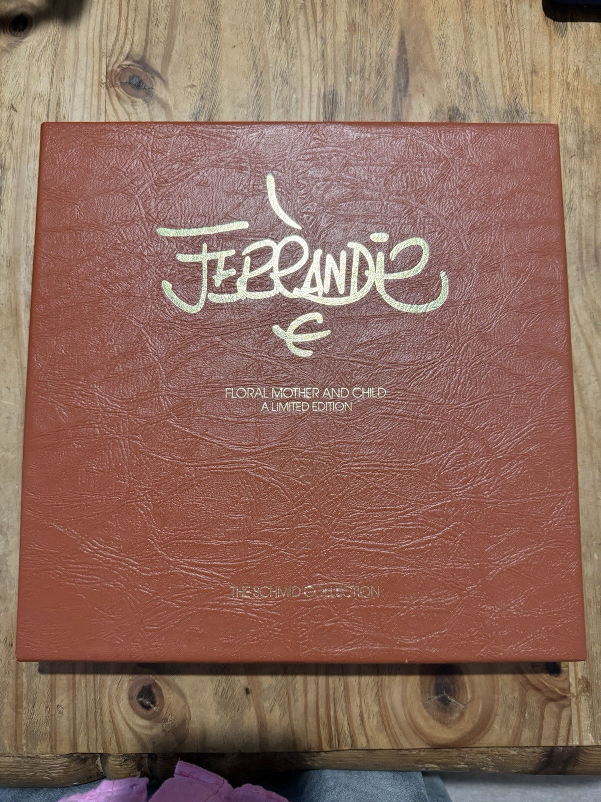 VTG Juan Ferrandiz Collector's Plate "Floral Mother and Child" 1978