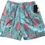 Thumbnail: NWT Burnside Mens Aqua Floral Tropical Print Pockets Board Shorts Swimwear Sz M