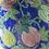 Thumbnail: Vtg Chinese-Style Ginger Jar with Gourd & Floral Motif Cobalt Blue Ceramic Lid