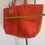 Thumbnail: NEW Chic and Sleek Bright Orange Spring Tote Bag