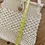 Thumbnail: Vtg Handmade Crochet Shoulder Bag with Wooden Handle & Button Natural Cotton