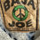 Miniatura: Baja Joe Hoodie Pullover Jacket Striped Drug Rug Sweate Poncho Beige Blue Sz L