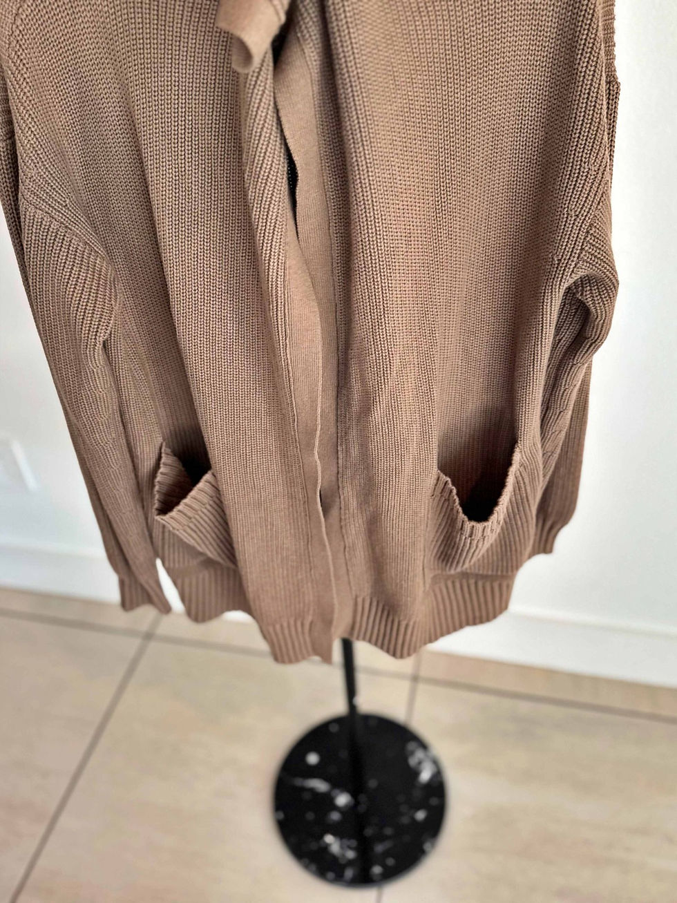 Thumbnail: NWT Splendid Women’s Open Front Cardigan Sweater Knit Long Sleeve Pockets Sz L