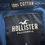 Miniatura: Hollister California  Large Navy Blue Long Sleeve Logo Graphic Print Tee