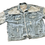 Thumbnail: VTG Distressed Denim Jacket Lace Inserts Boho Shabby Chic Women's Free Size