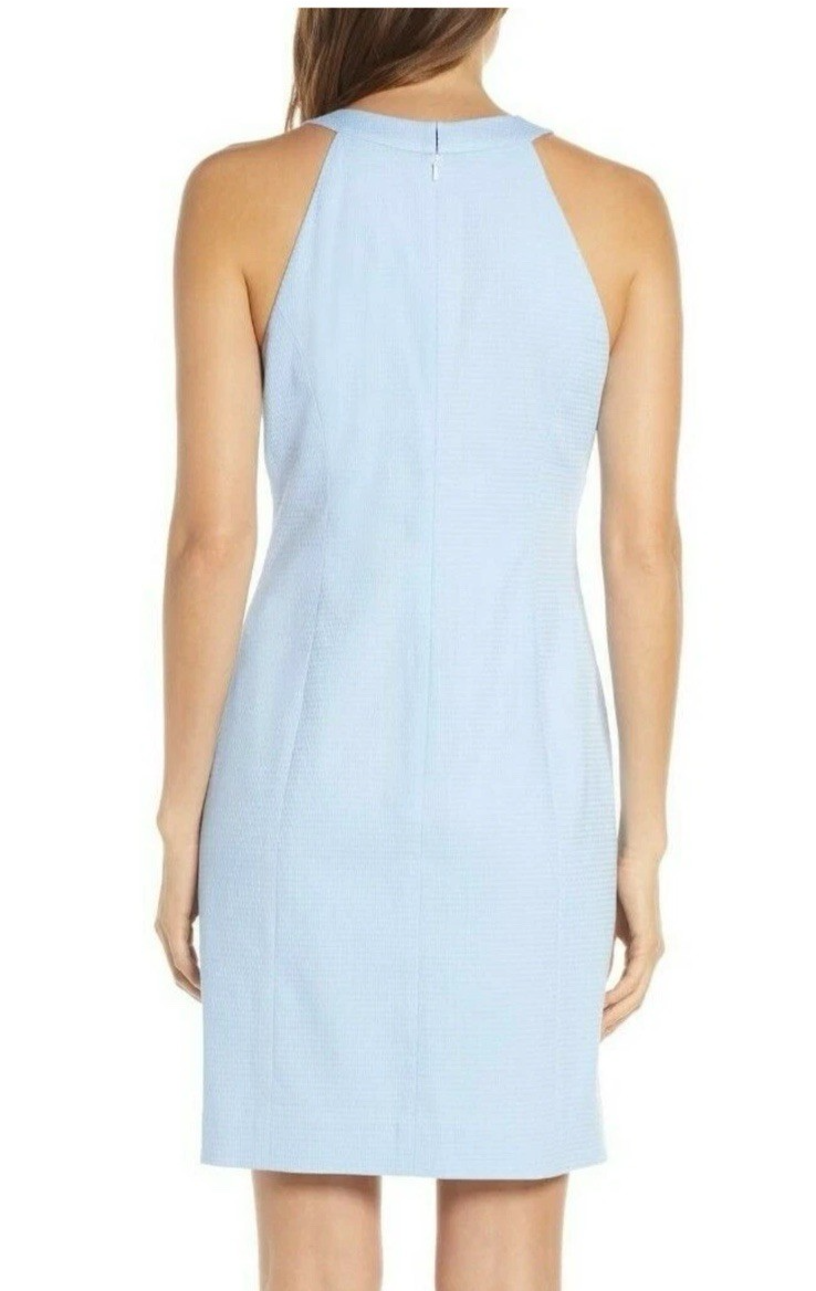 Thumbnail: Lilly Pulitzer Jena Stretch Shift Dress Blue Peri Tint Corals Size 2