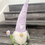 Thumbnail: NWT Spring Gnome Purple Hat White Beard Weighted Plush 20 “ Tall Huntington Home