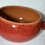 Thumbnail: VTG Set of 3  De Silva Italian Terracotta Pottery Handled Soup Crocks Bowls Red