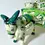 Thumbnail: Vtg Nasco Hand Painted Ceramic Mule Cart Salt Cellar and Condiment Server