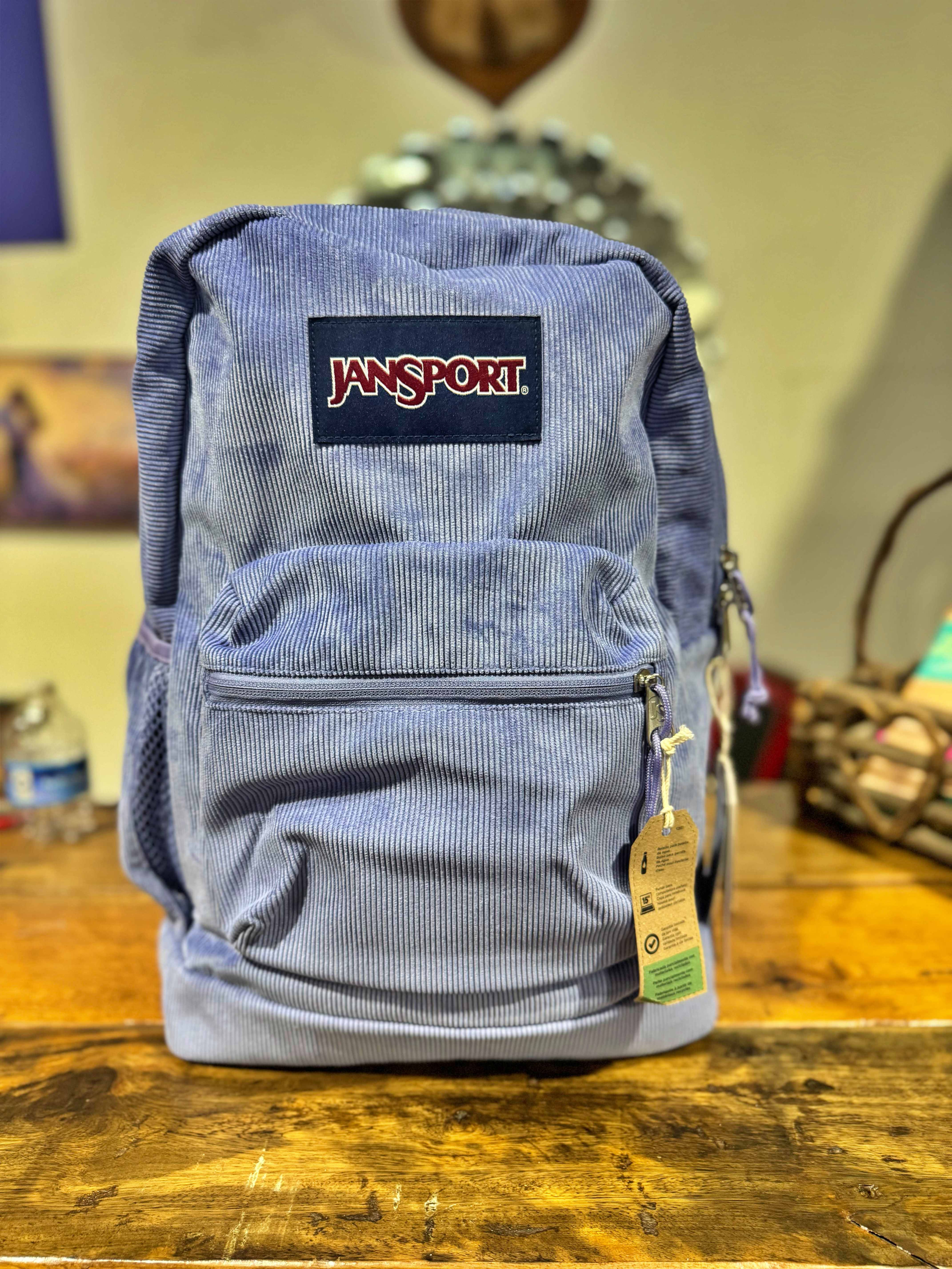 JanSport Corduroy Backpack – Stylish & Durable – New with Tag