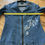 Thumbnail: VTG 90s Metro Blues Women's Country Embroidered  Denim Jean Jacket Sz 8