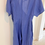 Thumbnail: Adolfo Dominguez Women’s Linen Blend Wrap Jumpsuit - Size XL - Indigo Blue