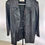 Thumbnail: Jones New York Women’s Black Genuine Leather Blazer Jacket Size L Classic 3 Butt