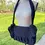 Thumbnail: Handmade COTTON KNITTED CROCHET BLACK BAG - one of a kind!