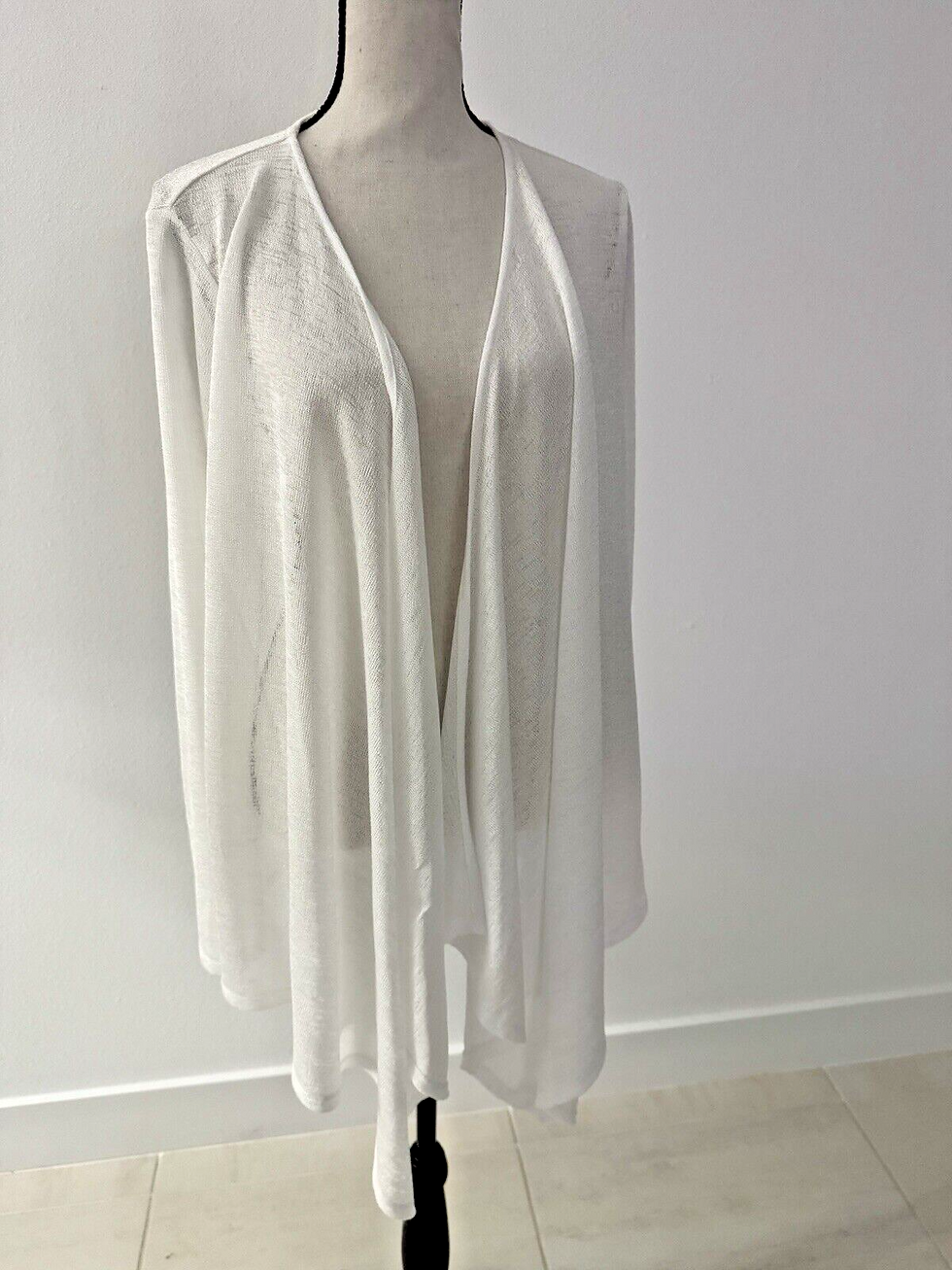 Thumbnail: Michael Kors Long sleeve Open-Front Cardigan White M