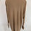 Thumbnail: Tribeca Studio Women's Longline Cardigan Tan Trench Sweater Sz L 100% Cotton