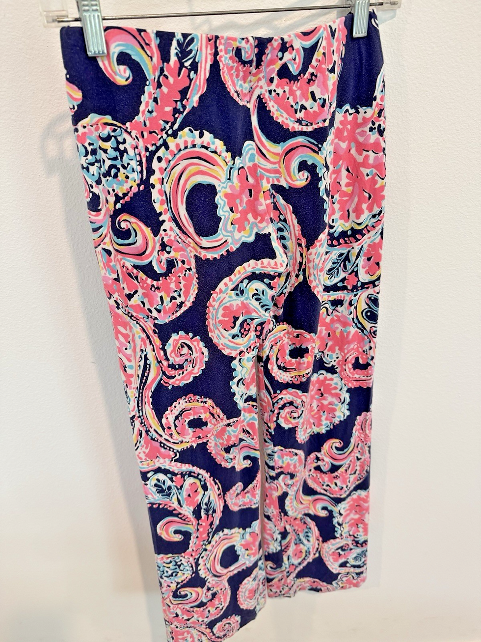 Thumbnail: LILLY PULITZER Georgia May Palazzo Pants For the Halibut  Pull on Pants Sz XS