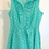 Miniatura: Bailey Blue Dress Women's Sz M Green White Polka Dot Vtg Style