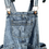 Thumbnail: Forever 21 Women's Denim Overalls Size 31, Distressed, Raw Hem Overall Jeans