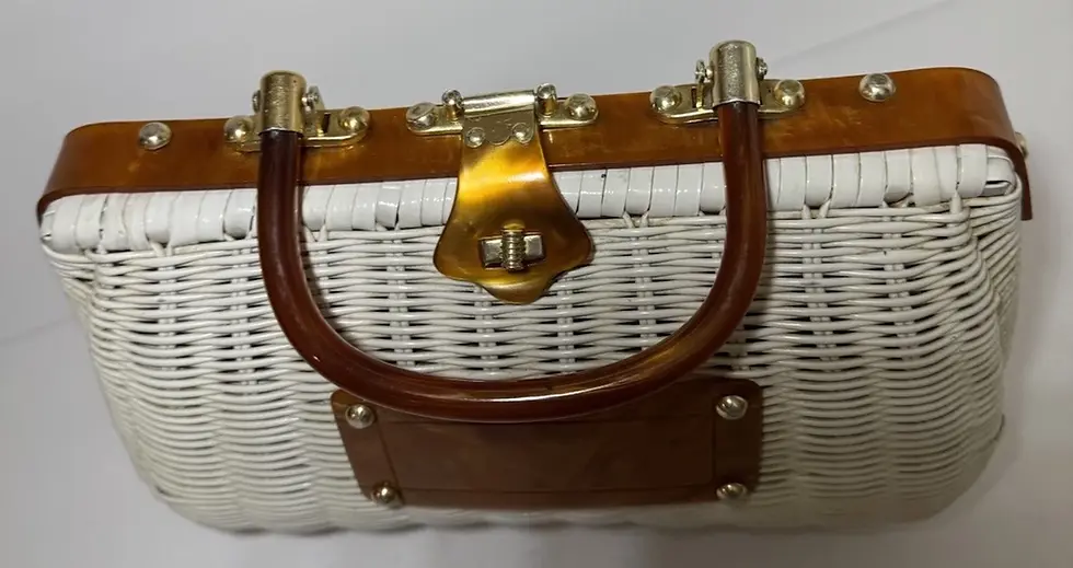 VTG 1950's-1960's Handmade In Hong Kong Purse Handbag