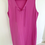 Miniatura: VTG Lauren Ralph Lauren Hot Pink Sleeveless Cotton Dress Sz L Lace Up Neckline