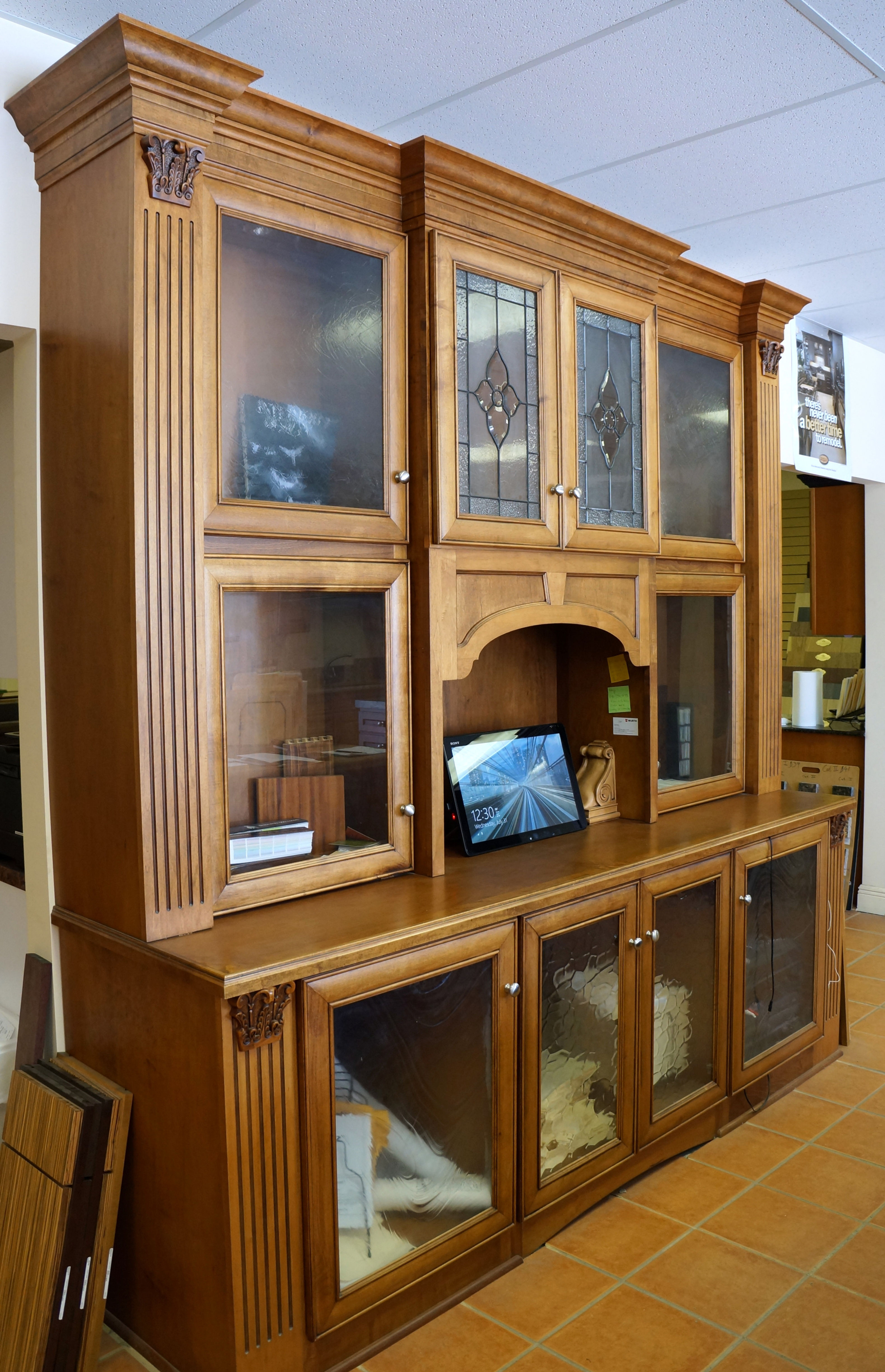 Maple China Cabinet
