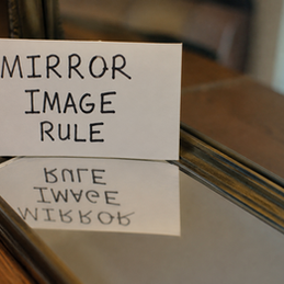 National Compliment Your Mirror Day Meets the Mirror Image Rule