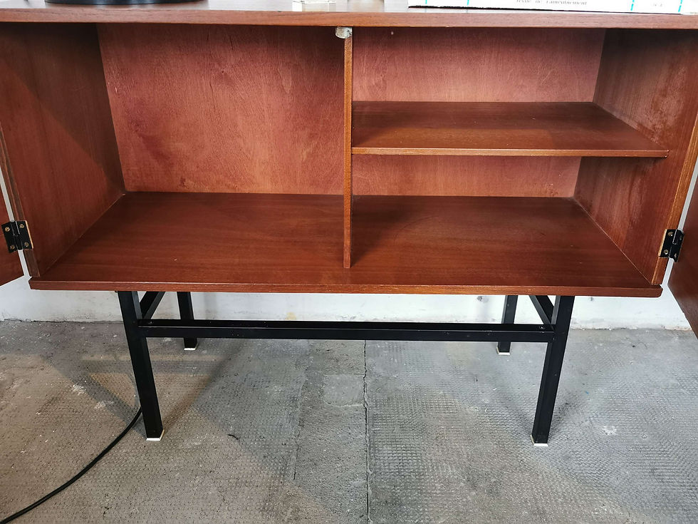 Miniature : Petit meuble teck 1970 