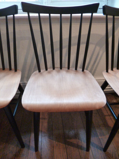 Miniature : Série de 6 chaises Baumann