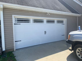 upgraded residential garage door installation in Nicholson Georgia