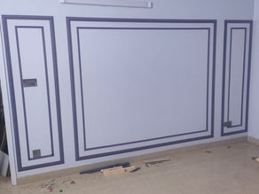 HDHMR Wood Ready to install French Wall Moulding Kits